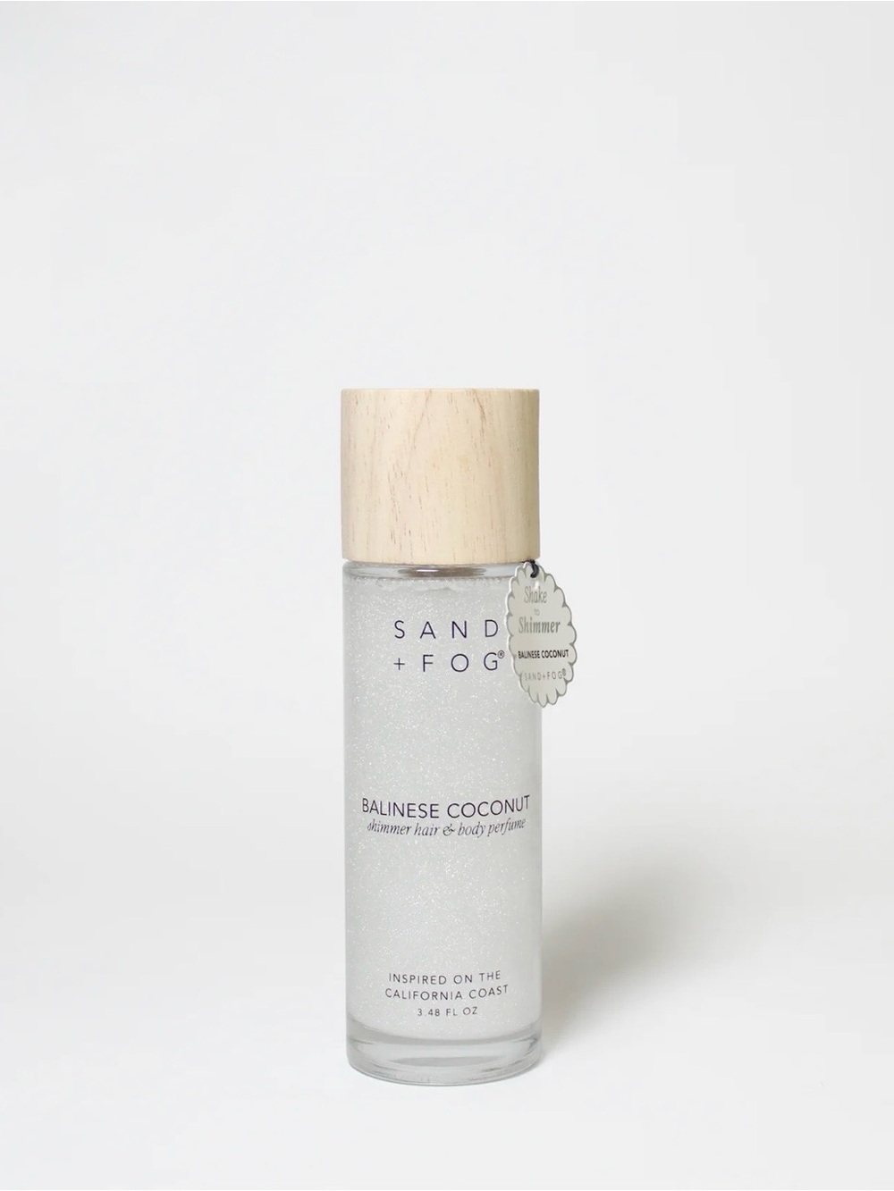 Sand + Fog Balinese Coconut Shimmer Hair & Body Refiner - 3.48oz